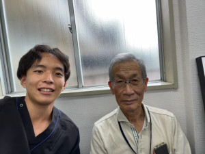 頸部痛　上肢の痺れ　腰痛の症例報告（柏市の70代男性）