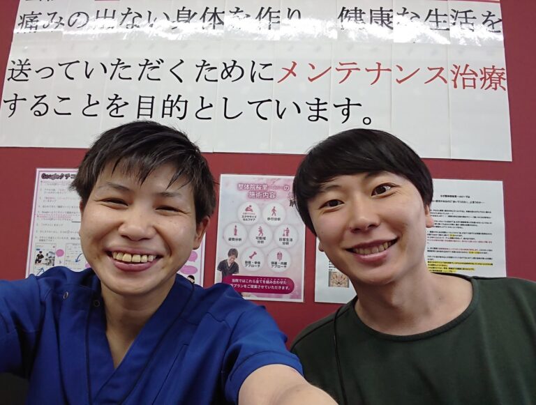 施術により正しい姿勢になったので、生活の質が上がりました！